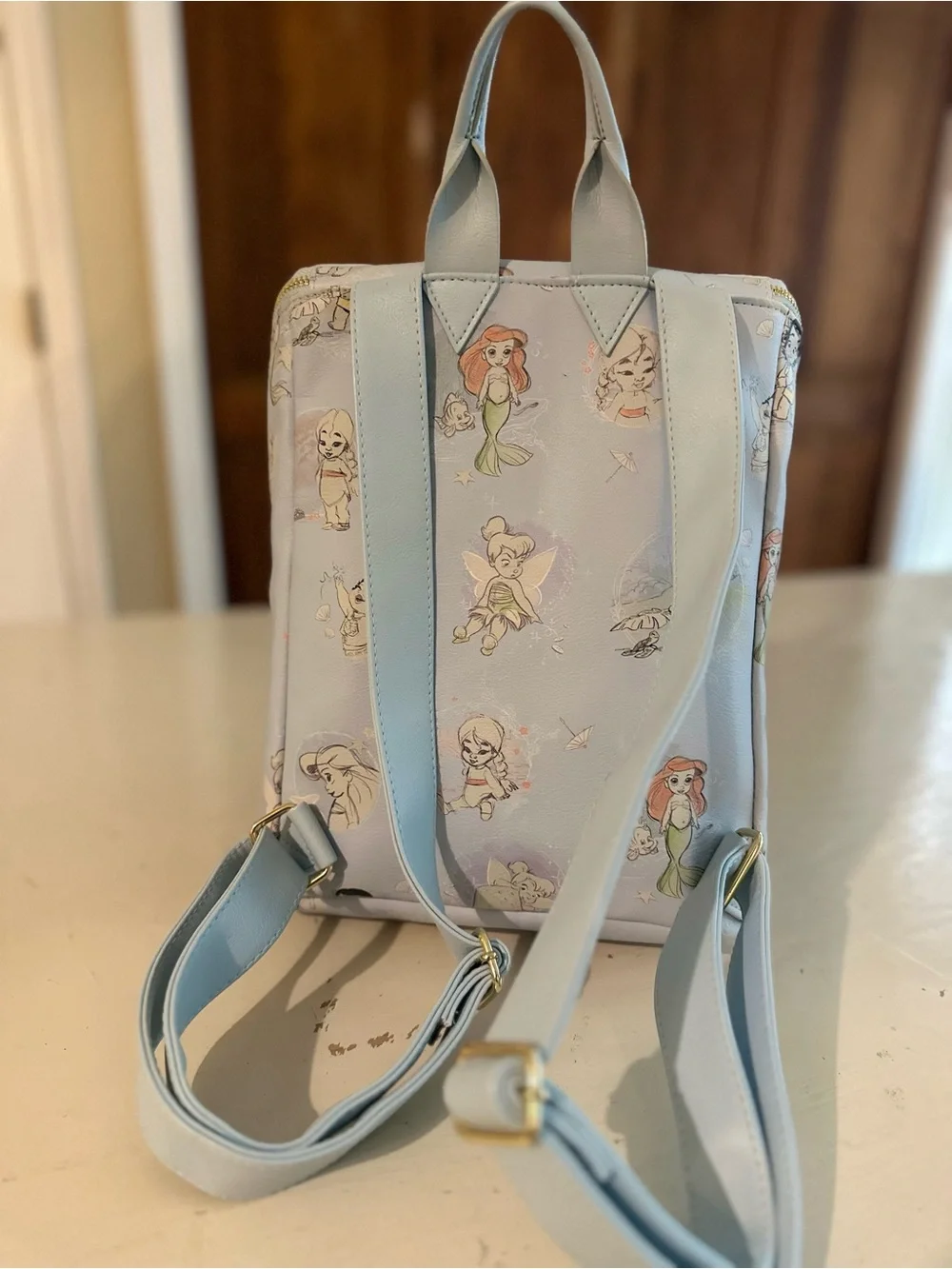 Disney Animators Collection Baby Princesses Backpack EUC